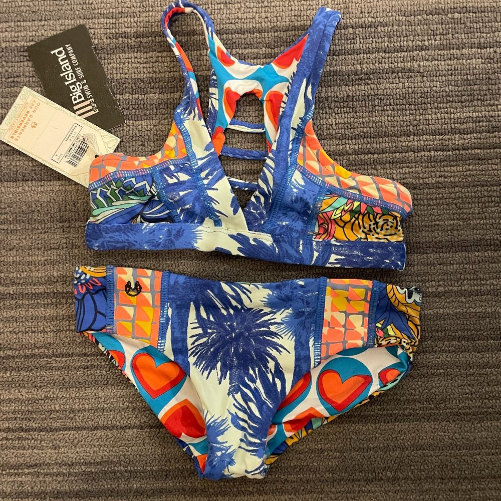 Maajik Girls Zirkus Toon Bikini NWT